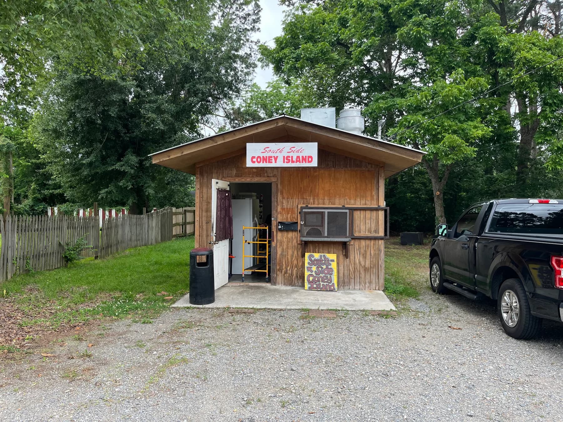 Southside Coney Island storefront before reopening